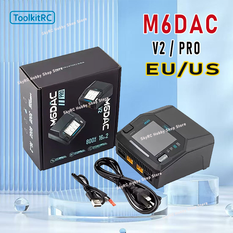 Toolkitrc M6Dac Smart Charger - ToolkitRC M6DAC V2/Pro Pengisi Daya Pintar
