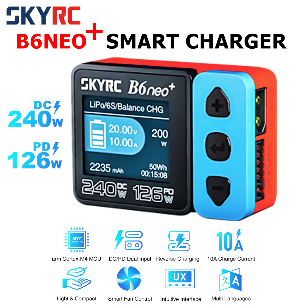Skyrc B6 Neo Smart Charger - ​ SKYRC B6neo+ Pengisi Daya Pintar