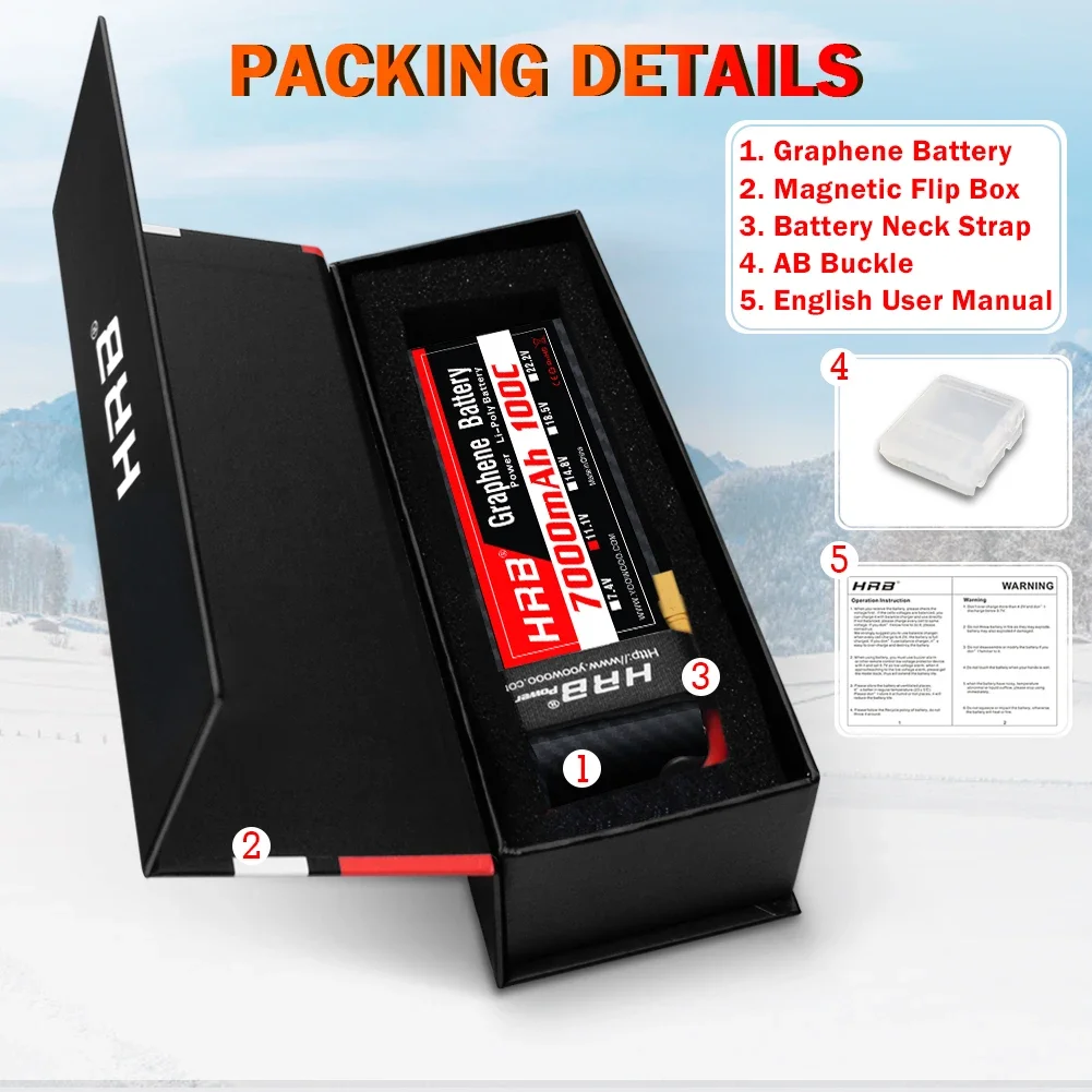 6S Lipo Battery 22.2V 5000Mah - Baterai Graphene 2S 3S 4S 6S