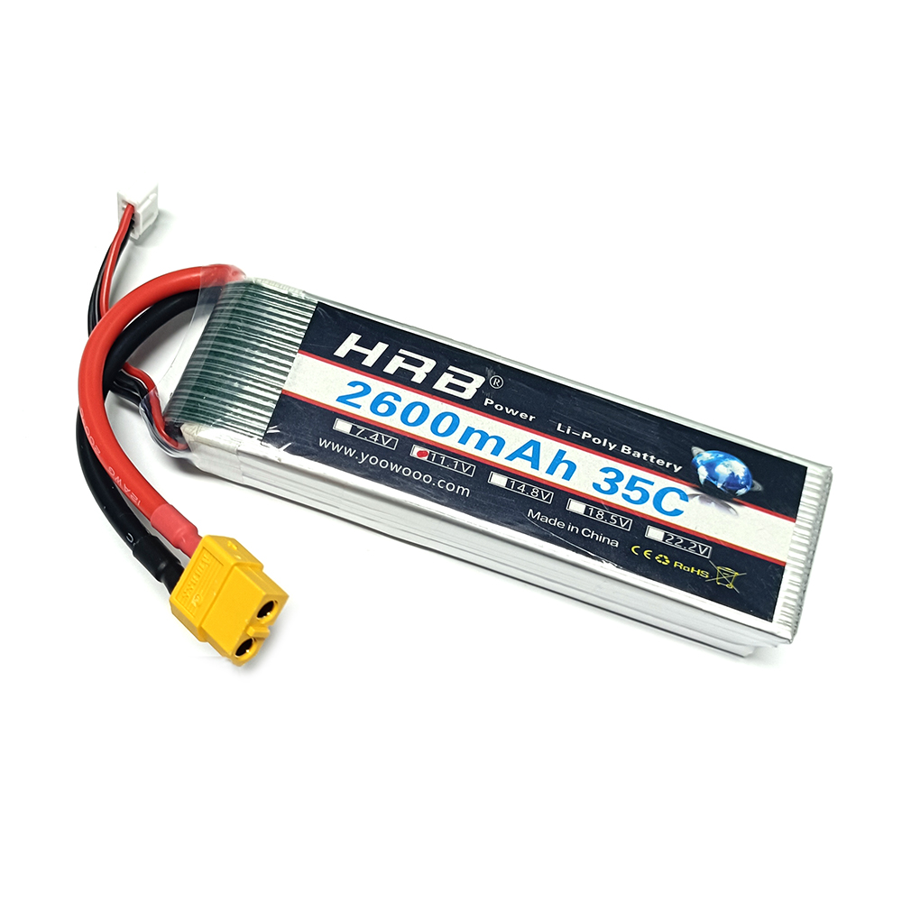 6S Lipo Battery 22.2V 5000Mah - Baterai Lipo HRB 2S 3S 4S