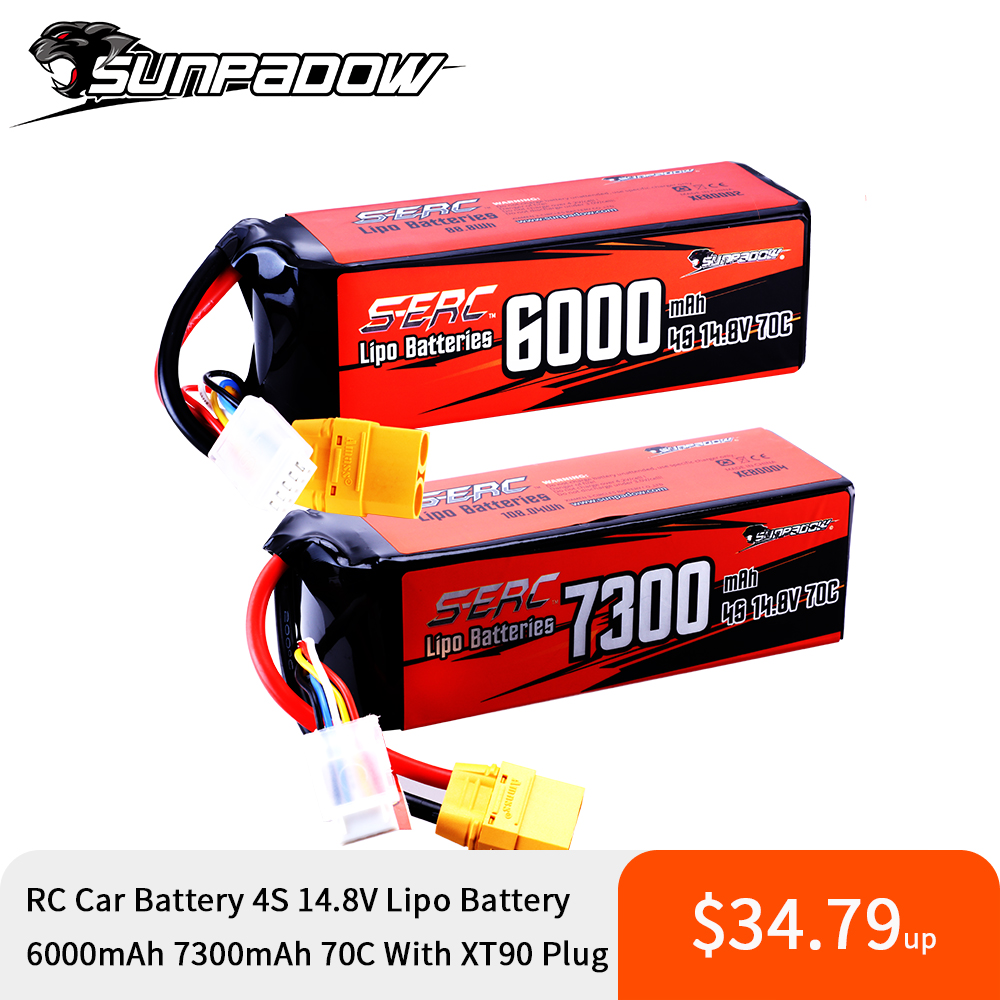 4S Lipo Battery 14.8V 6000Mah - Sunpadow 4S Baterai Lipo Untuk 6000MAh