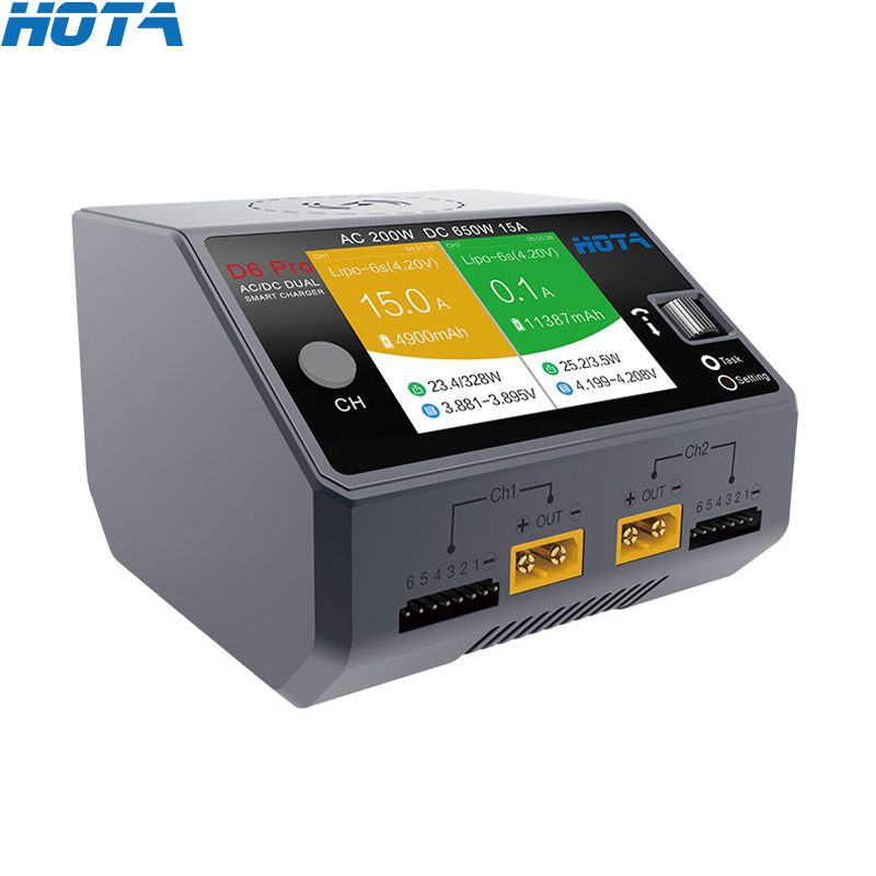 Hota D6 Pro Dual Lipo Charger - HOTA D6 Pro pengisi daya baterai