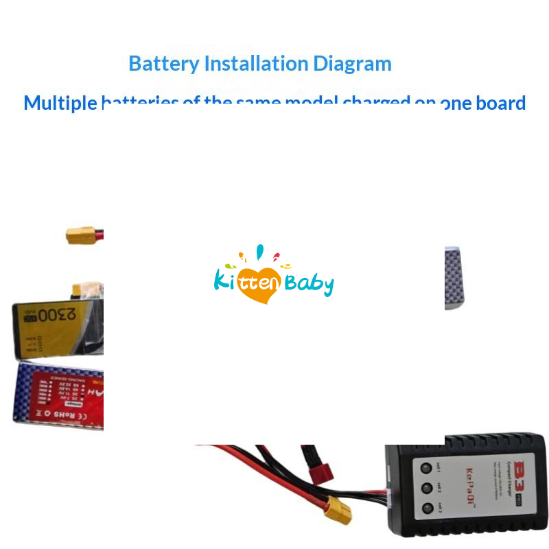 12S Lipo Battery Balancing Board - 1 Set Pengisi Daya Baterai RC