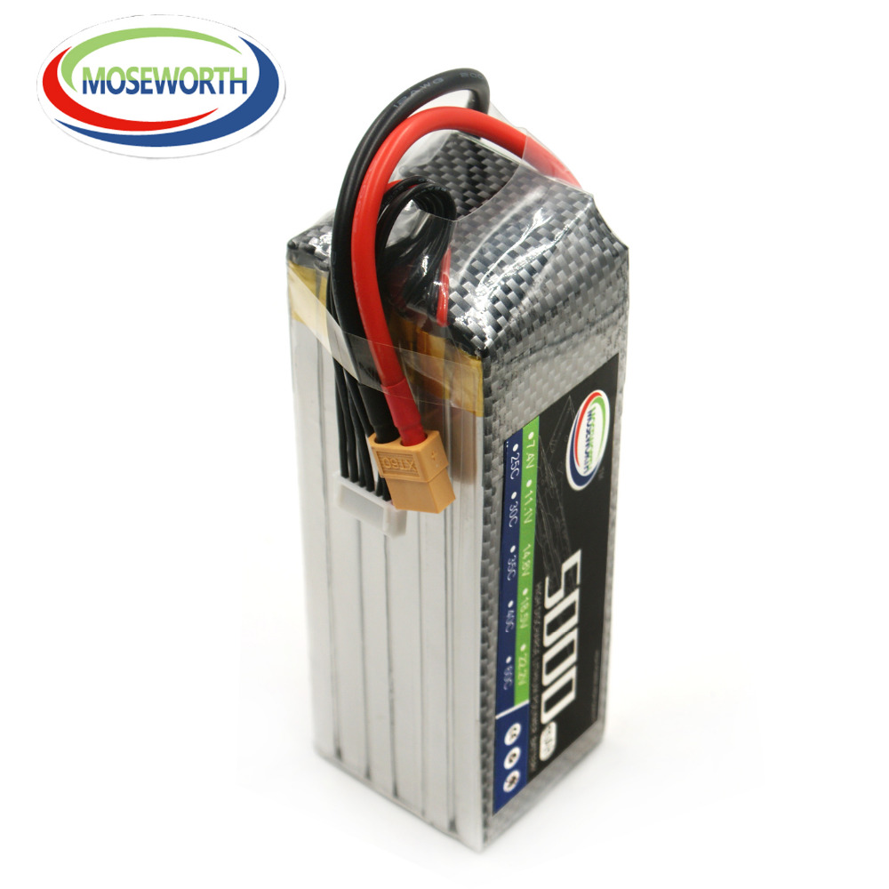 6S Lipo Battery 22.2V 5000Mah - 6S 22.2V 5000MAh 60C Mainan RC