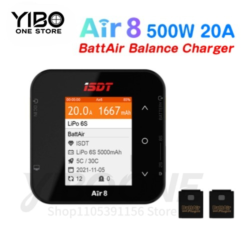 Isdt Air8 8S Lipo Charger - Pengisi Daya Lipo Air8 500W 20A