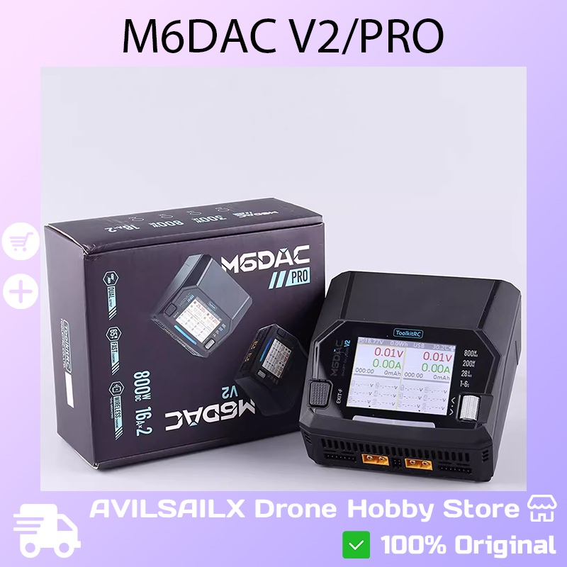 Toolkitrc M6Dac Smart Charger - ToolkitRC M6DAC V2 / Pro Pengisi