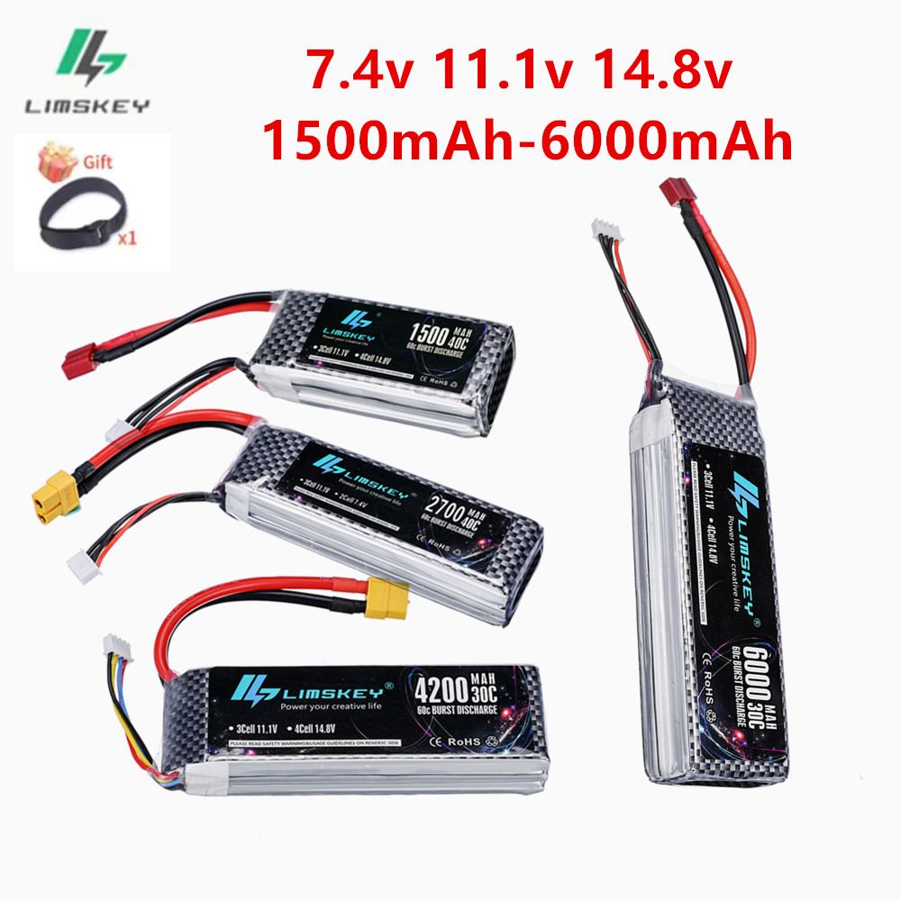 4S Lipo Battery 14.8V 6000Mah - Baterai Lipo 2S 3S 4S 7.4V
