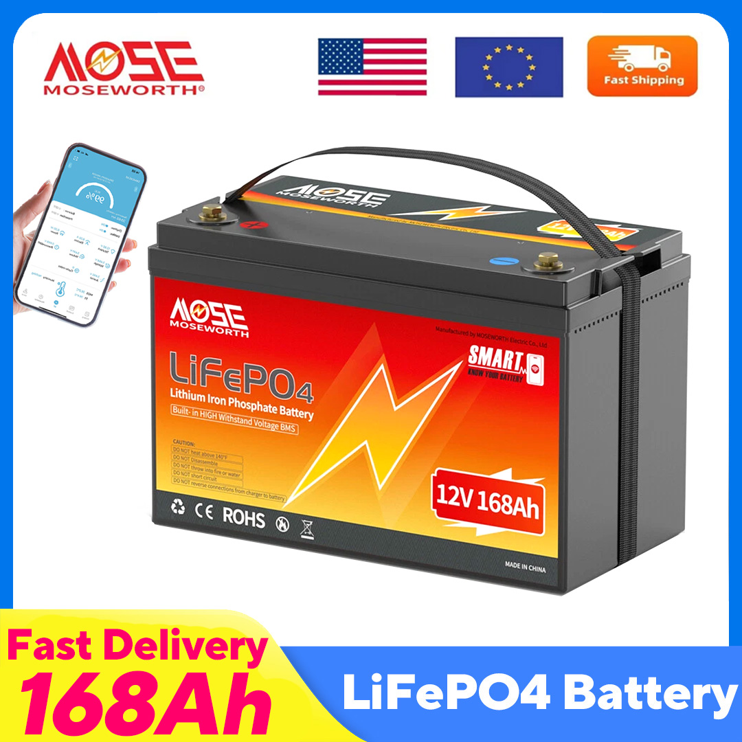 Lifepo4 12V 100Ah Bms Bluetooth - Baterai LiFePO4 Bluetooth 12V 168Ah Baterai