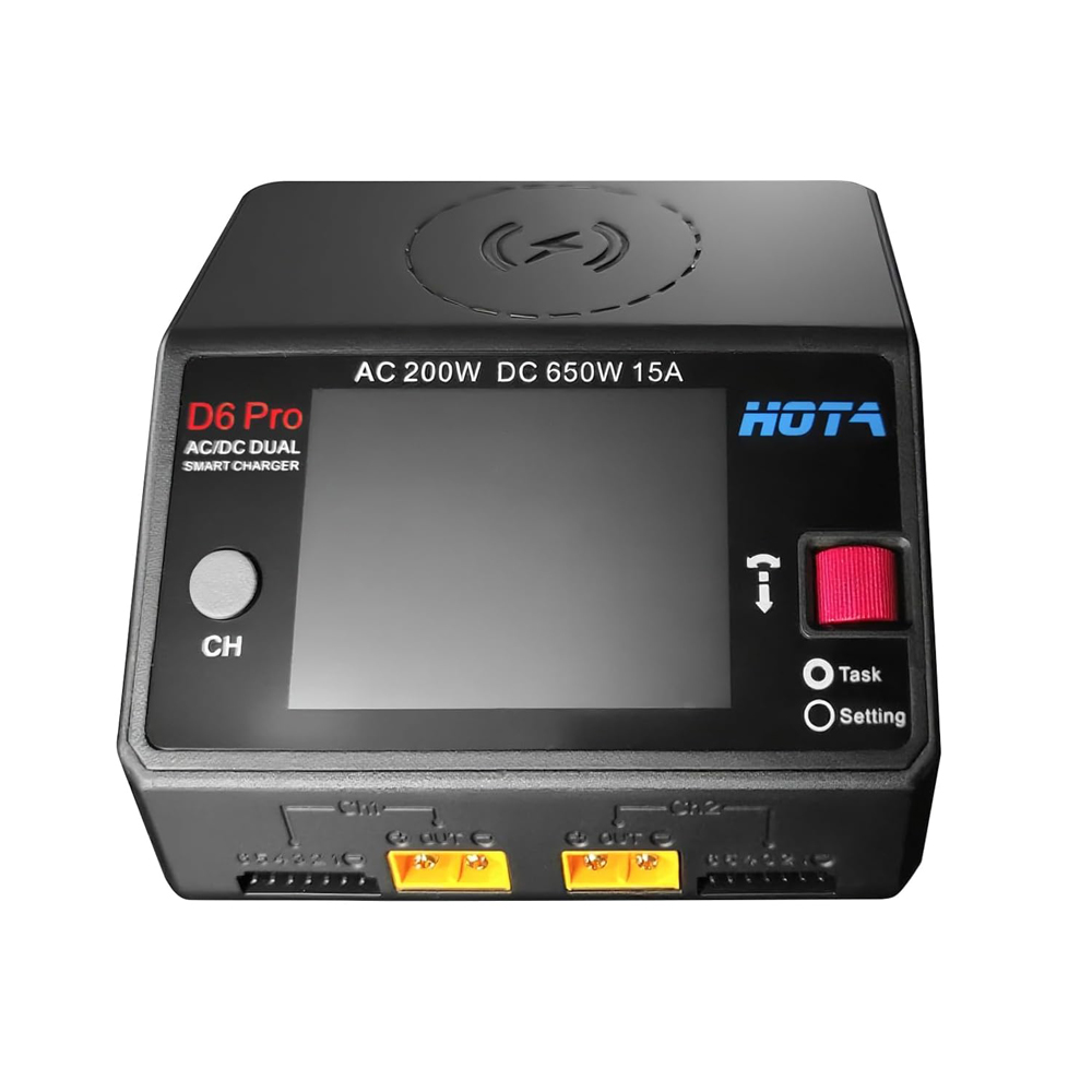Hota D6 Pro Dual Lipo Charger - Pengisi Daya Baterai Lipo HOTA D6