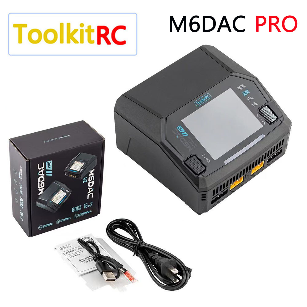 Toolkitrc M6Dac Smart Charger - ToolkitRC M6DAC PRO V2 Pengisi Daya