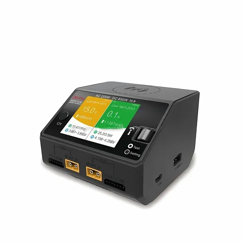 Hota D6 Pro Dual Lipo Charger - Penjualan Panas D6 Pro Smart Plug-In