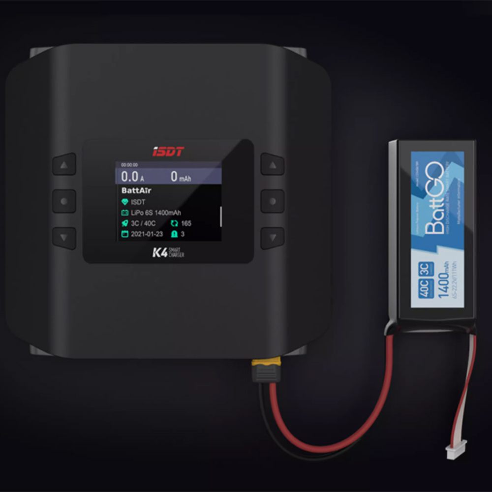 Pengisi Daya Baterai LiPo Dual - Isdt K4 Dual Lipo Charger ulasan dan harga