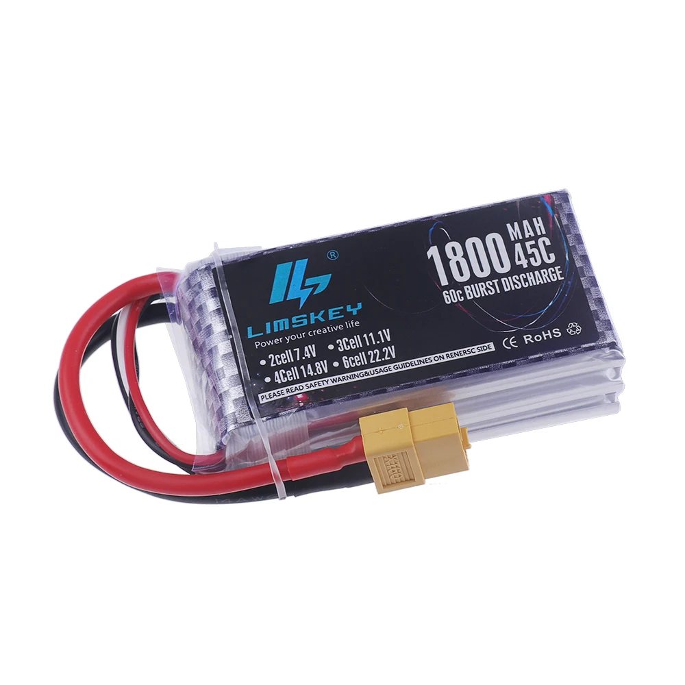 Baterai Lipo 2S 3S 4S 6S 7.4V  - 4S Lipo Battery 14.8V 6000Mah ulasan dan harga