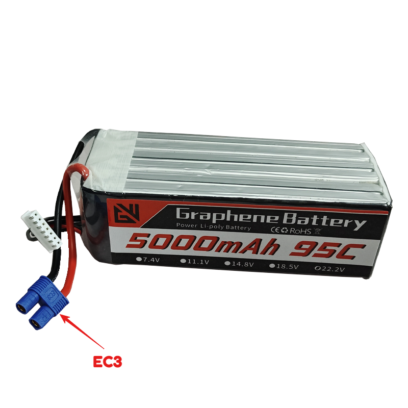 Baterai LiPo 22.2V 95C Kapasit - 6S Lipo Battery 22.2V 5000Mah ulasan dan harga