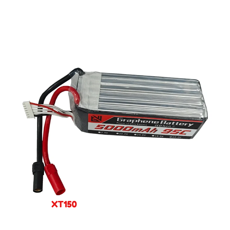 Baterai LiPo 22.2V 95C Kapasit - 6S Lipo Battery 22.2V 5000Mah ulasan dan harga