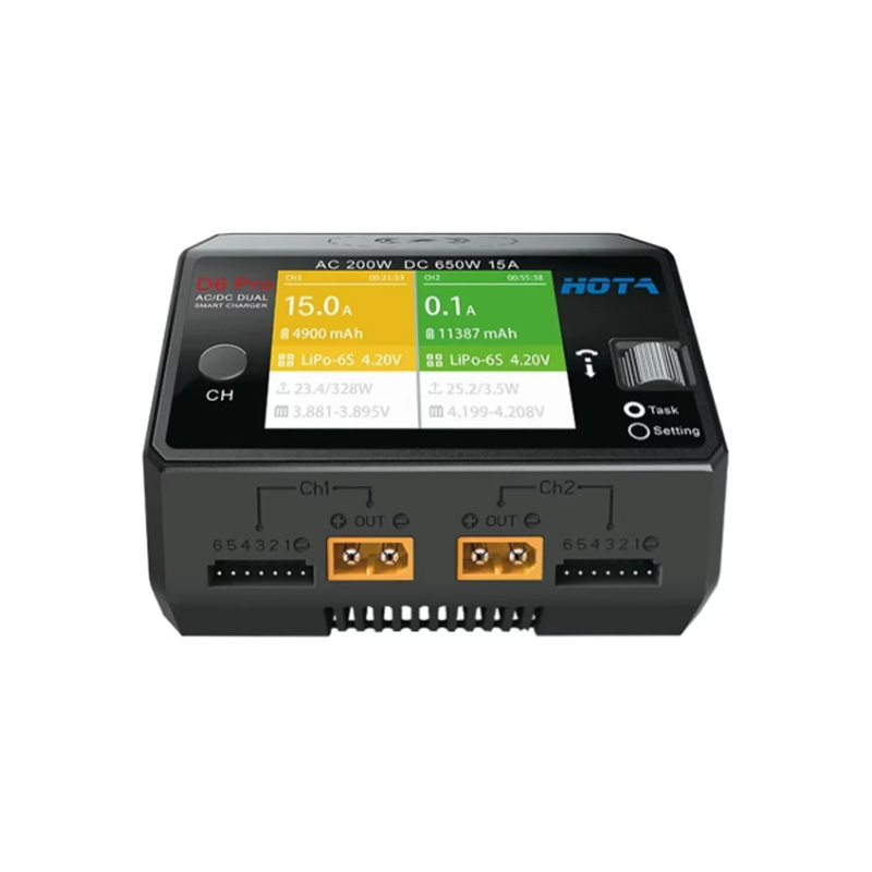 Pengisi Daya Baterai SNQP HOTA - Hota D6 Pro Dual Lipo Charger ulasan dan harga