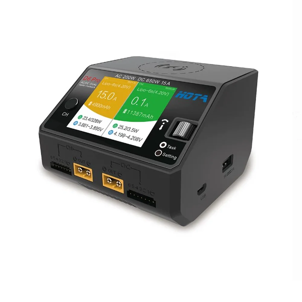 HOTA D6 Pro 200W AC/650W DC Pe - Hota D6 Pro Dual Lipo Charger ulasan dan harga