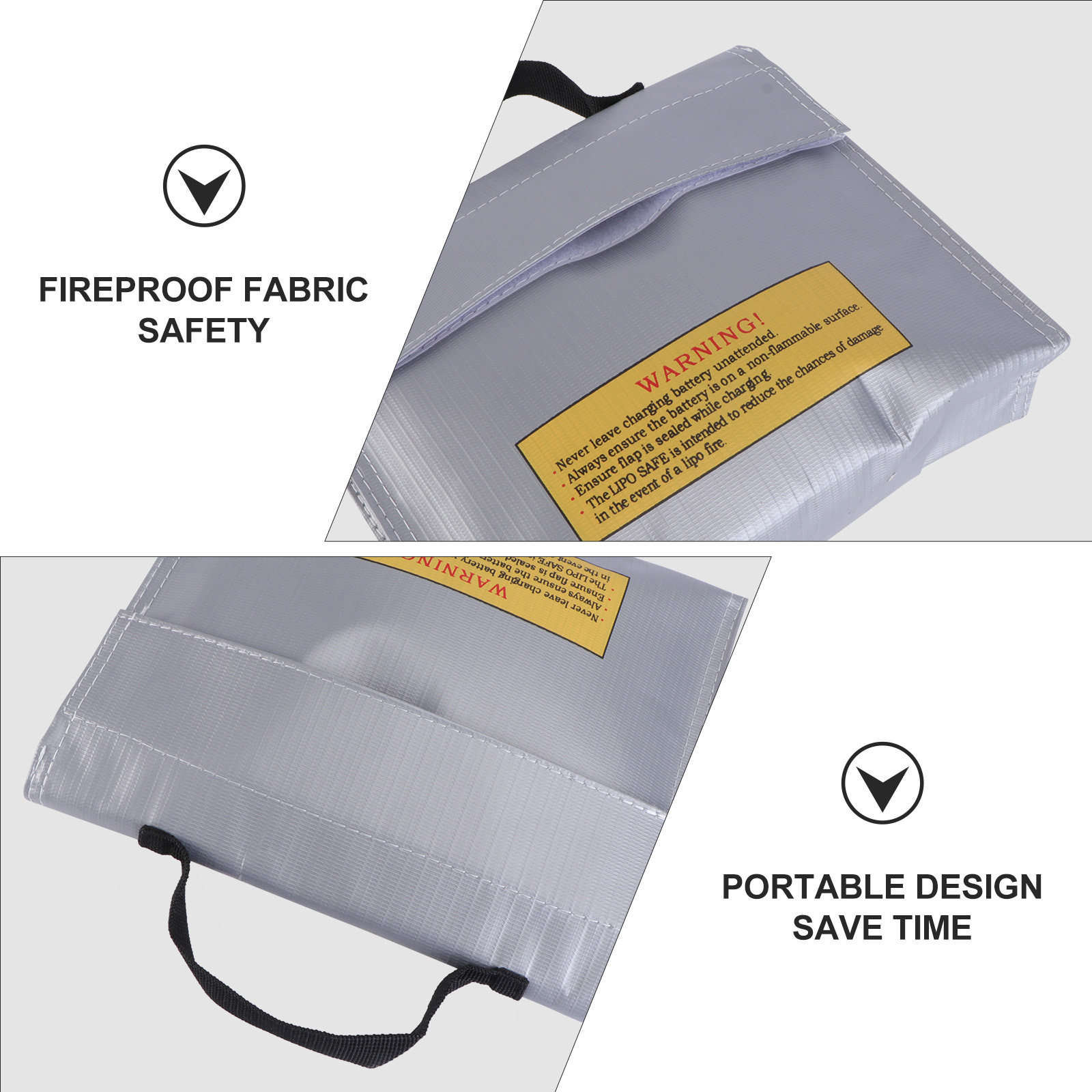 1Pcs Kantong Baterai Anti Leda - Lipo Battery Fireproof Safety Charge Box ulasan dan harga