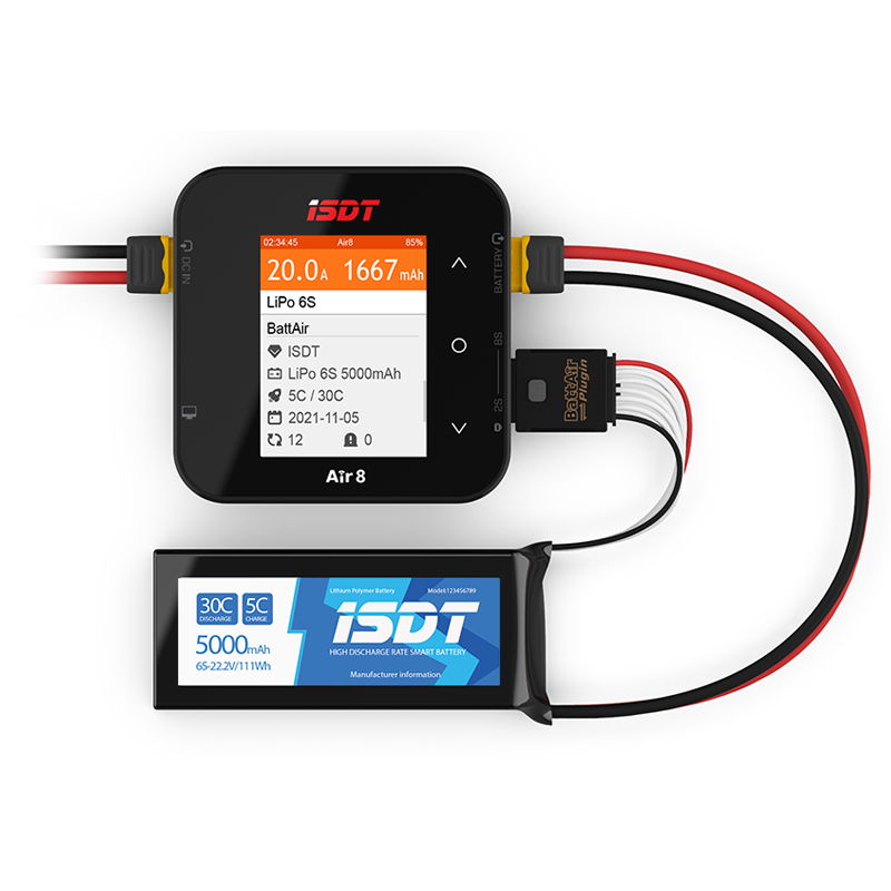ISDT Air 8 pengisi daya pintar - Isdt Air8 8S Lipo Charger ulasan dan harga