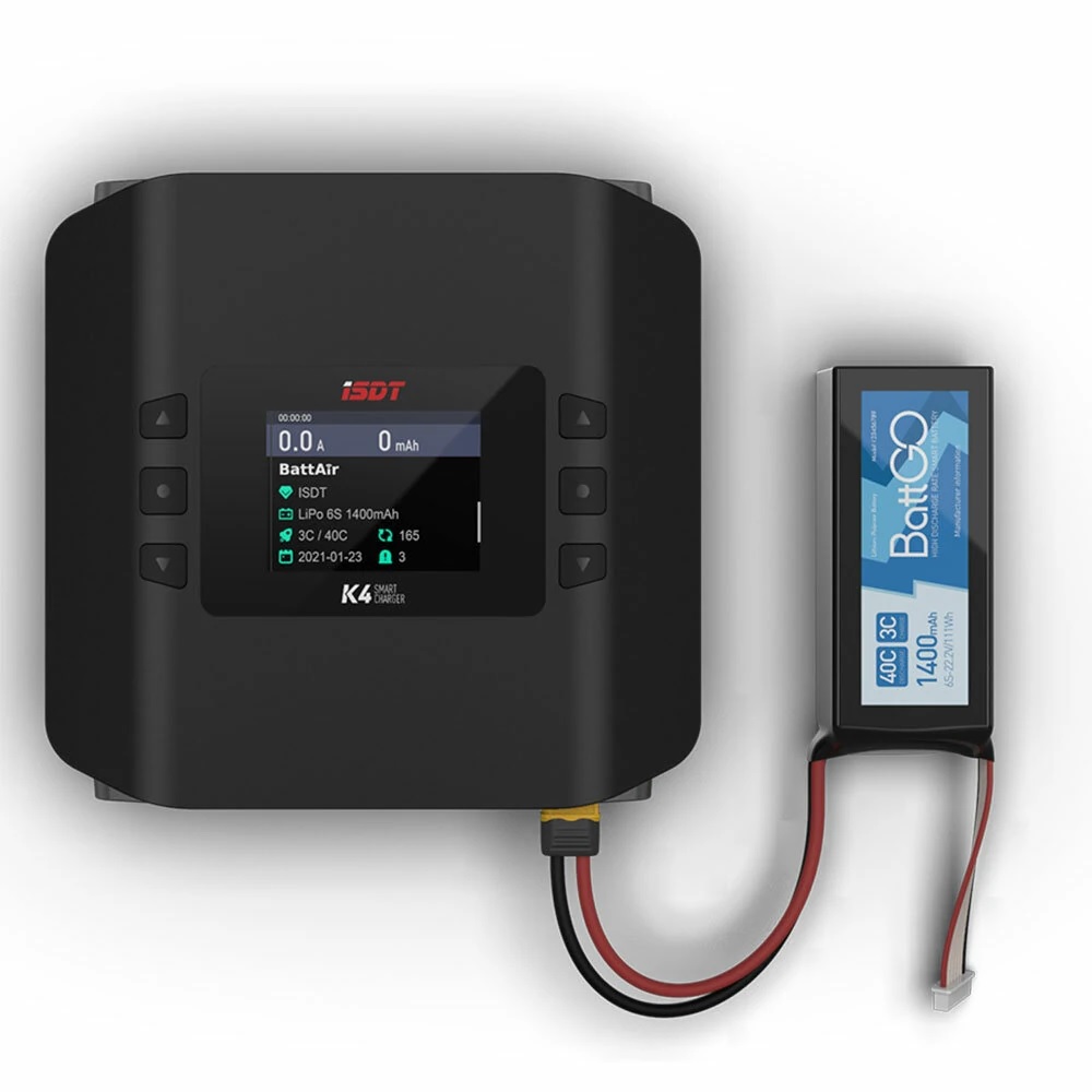 K4 AC 400W DC 600W Pengisi Day - Isdt K4 Dual Lipo Charger ulasan dan harga