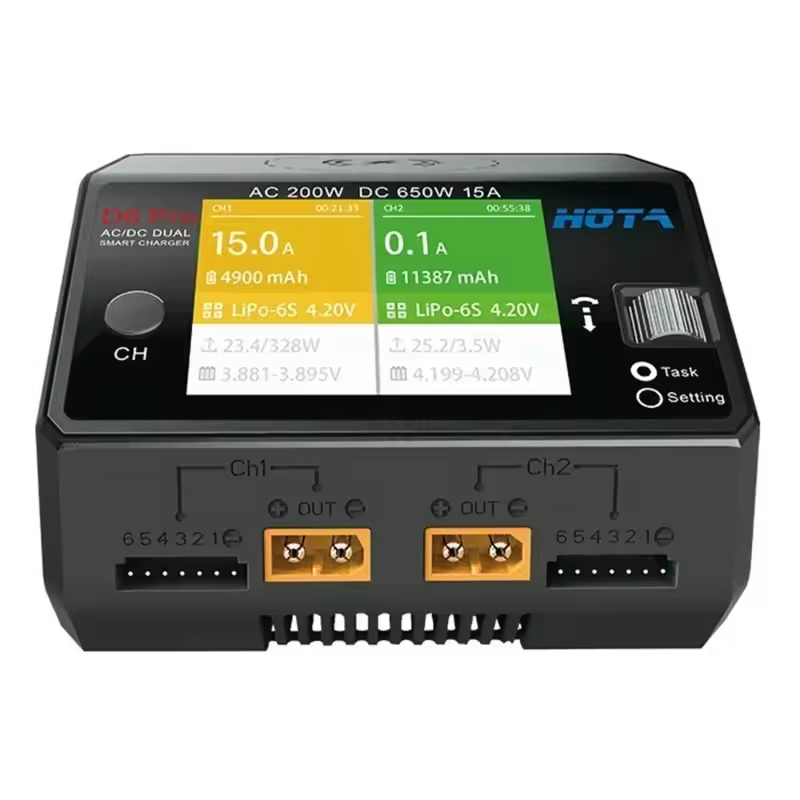 Pengisi Daya HOTA D6 Pro AC 20 - Hota D6 Pro Dual Lipo Charger ulasan dan harga