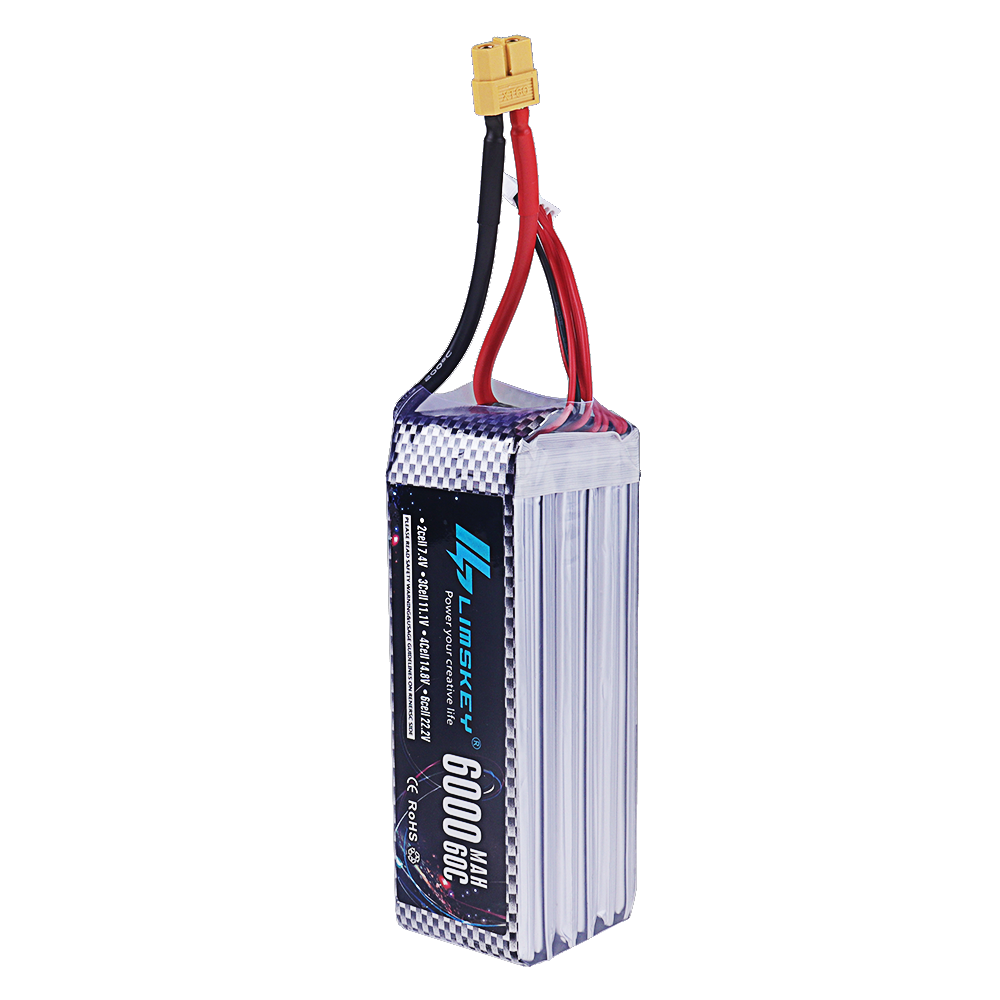 Baterai Lipo 2S 3S 4S 6S 7.4V  - 4S Lipo Battery 14.8V 6000Mah ulasan dan harga
