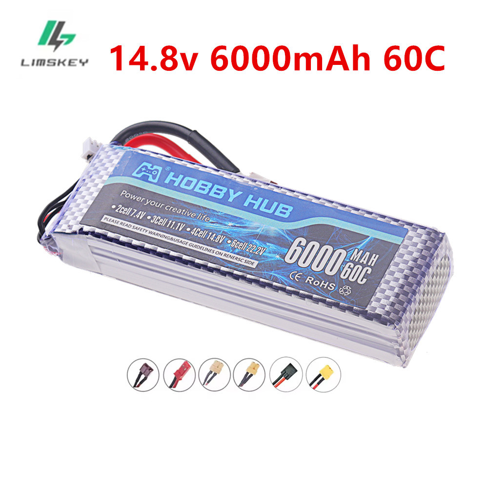 Baterai Lipo 6000mAh 14.8V 4S  - 4S Lipo Battery 14.8V 6000Mah ulasan dan harga