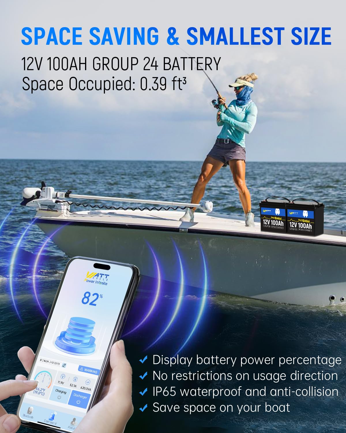Baterai Mini LiFePO4 12V 100Ah - Lifepo4 12V 100Ah Bms Bluetooth ulasan dan harga