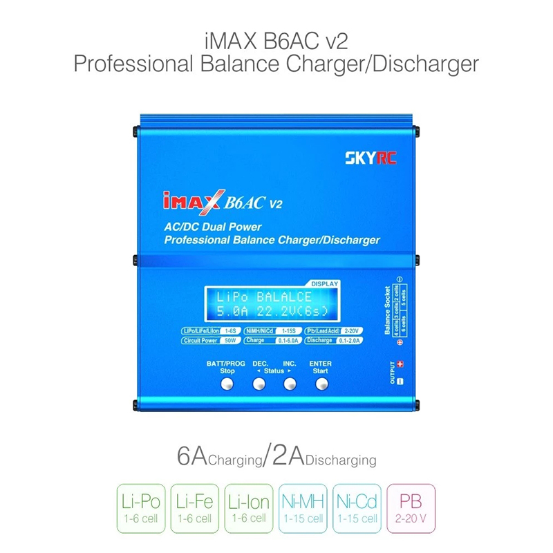 SKYRC IMAX B6AC V2 6A Pengisi  - Skyrc B6 Neo Smart Charger ulasan dan harga