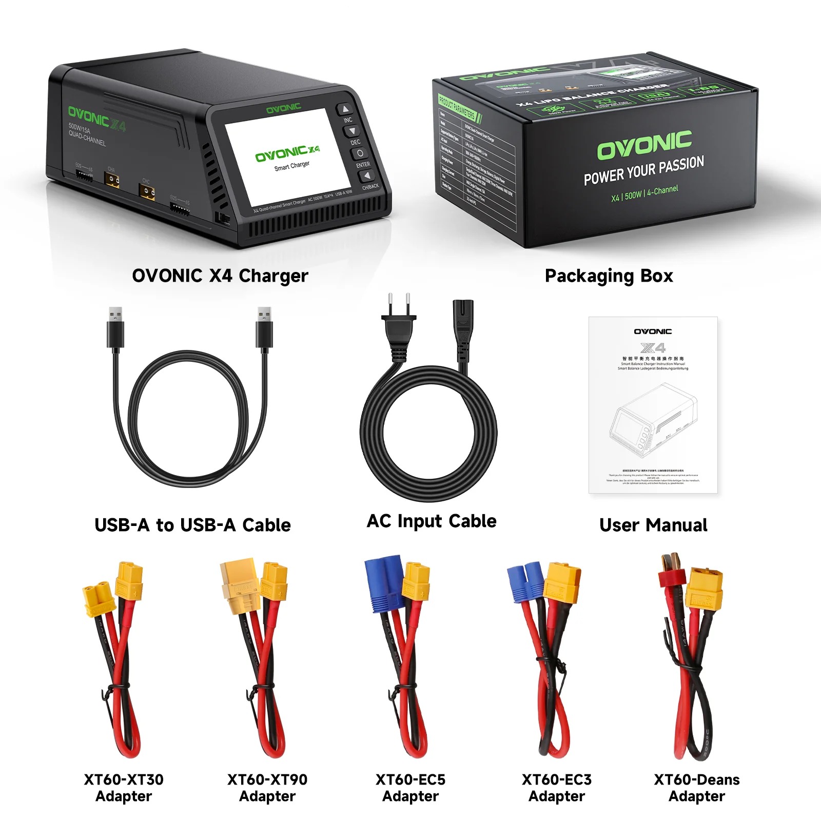 Ovonic X4 AC500W Pengisi Daya  - Toolkitrc M6Dac Smart Charger ulasan dan harga