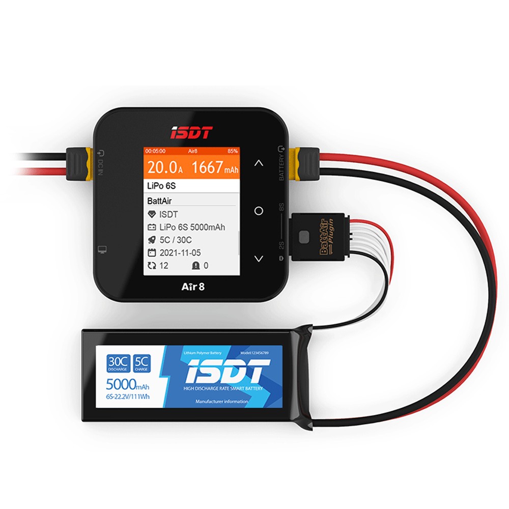 ISDT Air8 DC 500W Pengisi Daya - Isdt Air8 8S Lipo Charger ulasan dan harga