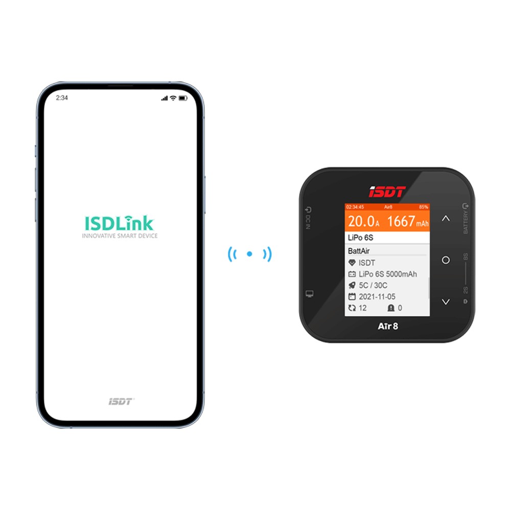 ISDT Air8 DC 500W Pengisi Daya - Isdt Air8 8S Lipo Charger ulasan dan harga
