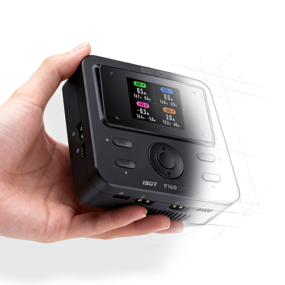 ISDT F160 4CH AC Quad Channel  - Toolkitrc M6Dac Smart Charger ulasan dan harga
